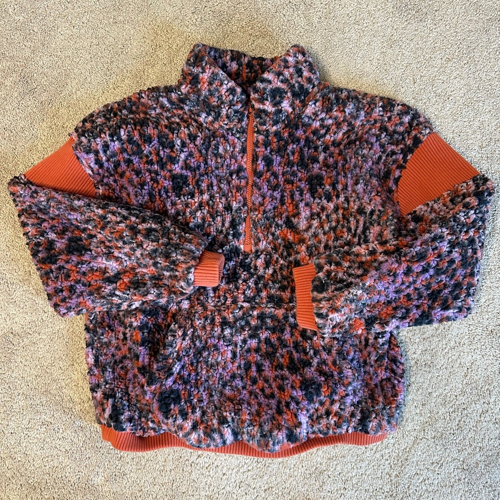 Multicolor Fleece Pullover